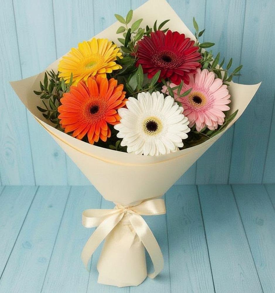 Букет цветов из: Герберы в Дубинино