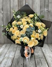 Букет цветов из:  Розы и Лизиантусы #REPLACE_PRED# Дубинино