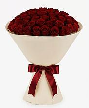 Букет 101 Бордовая роза Блэк Бакарра в Дубинино