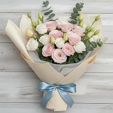 Букет цветов из:  Лизиантусы #REPLACE_PRED# Дубинино