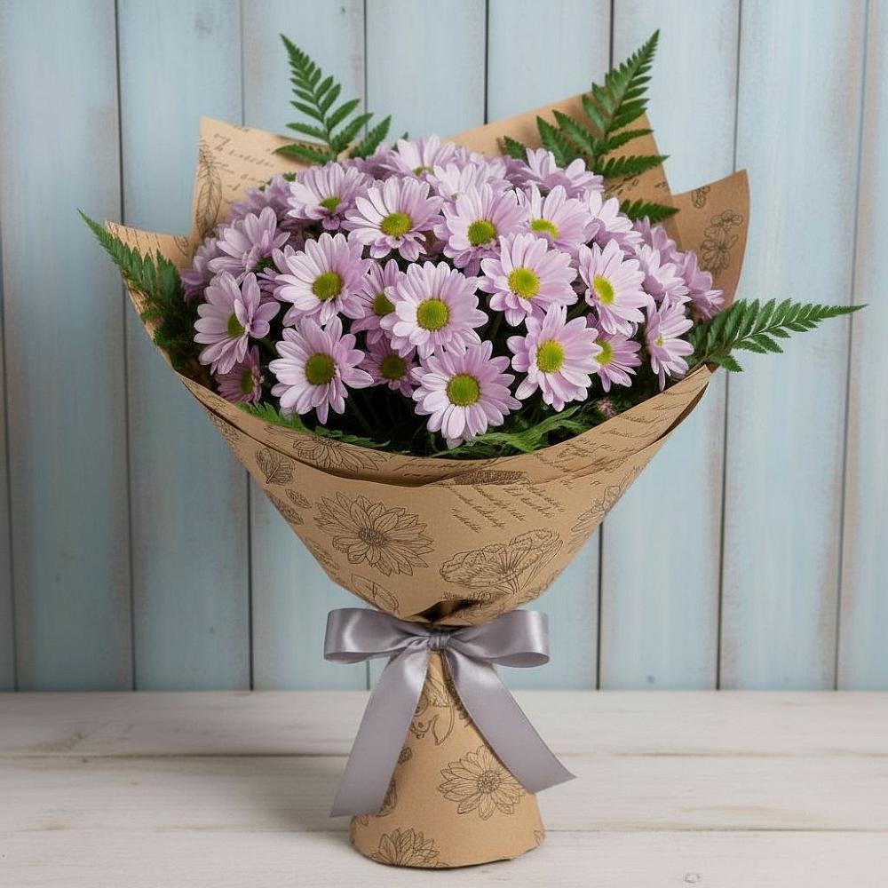Букет цветов из: Хризантемы в Дубинино