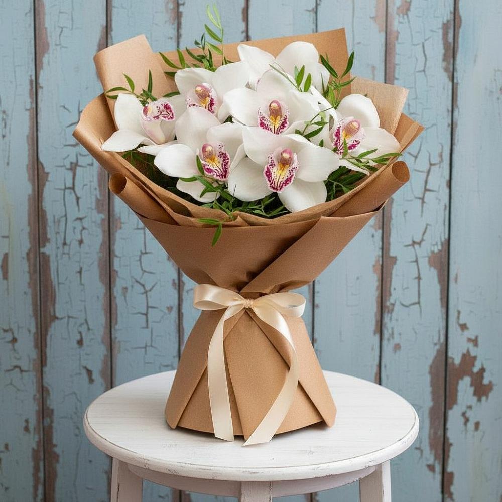 Букет цветов из: Орхидеи и Розы в Дубинино