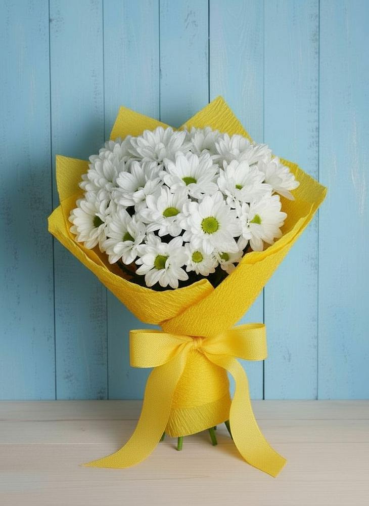 Букет цветов из: Хризантемы в Дубинино