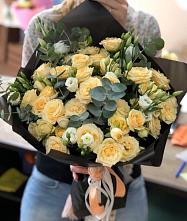 Букет цветов из:  Розы и Лизиантусы #REPLACE_PRED# Дубинино