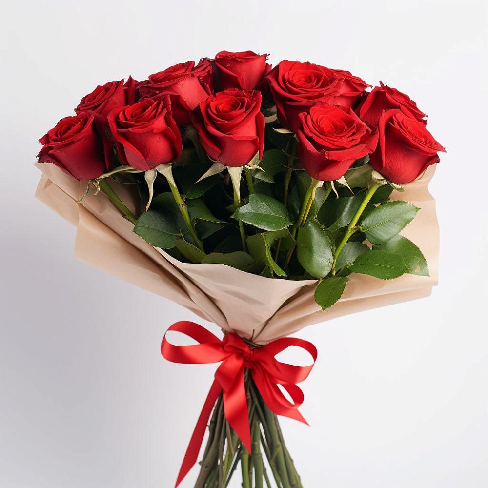 Букет 11 Красных роз Эдлесс Лав в Дубинино